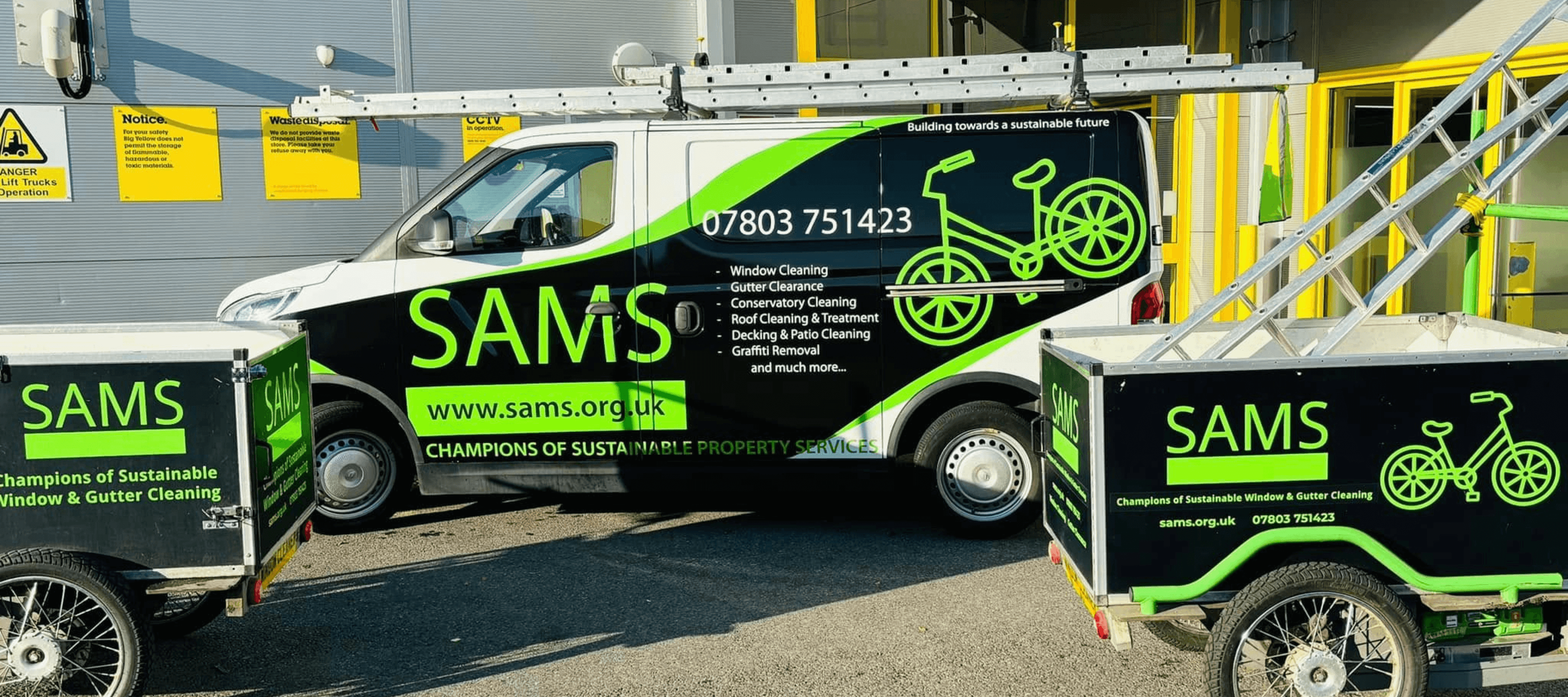 SAMS cleaning vehicles 